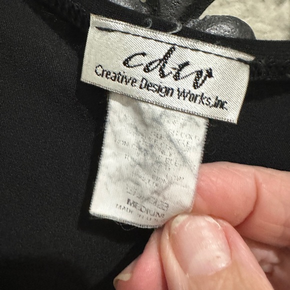 Black Cowl Neck Blouse - Picture 3 of 3